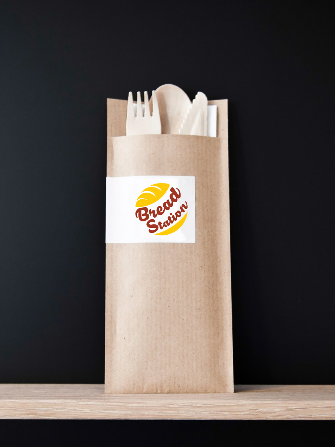 Bread Station - Thiết kế bộ nhận diện thương hiệu cửa hàng ăn nhanh Bread Station